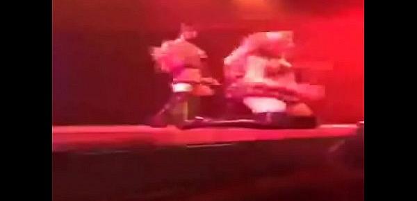  strip show on stage streamed on periscope